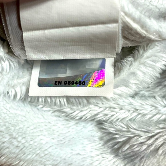 NORTH FACE Women’s Reversible Cotton Polar Fleece Hoodie Jacket Size L Gorpcore - Picture 11 of 11